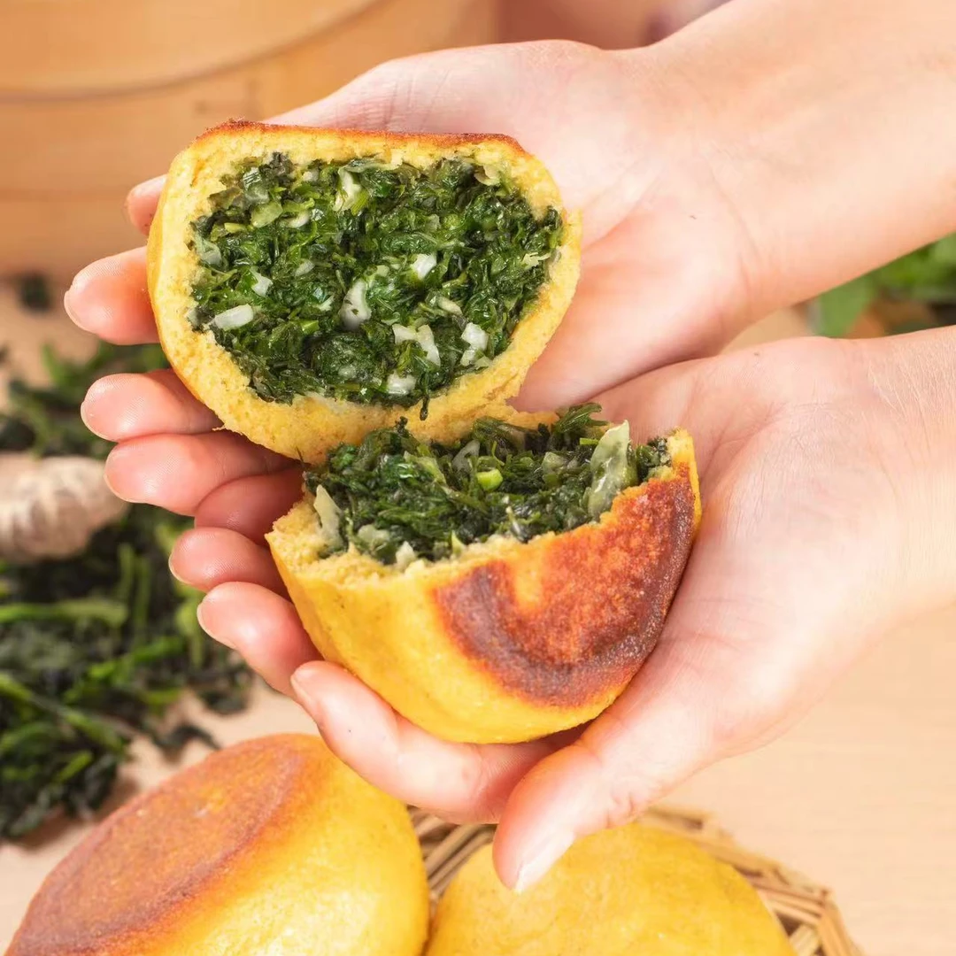 菜团子4味素（荠菜、野菜、萝卜、干白菜）各2个/共8个赠2个饼子/1540g（门店）