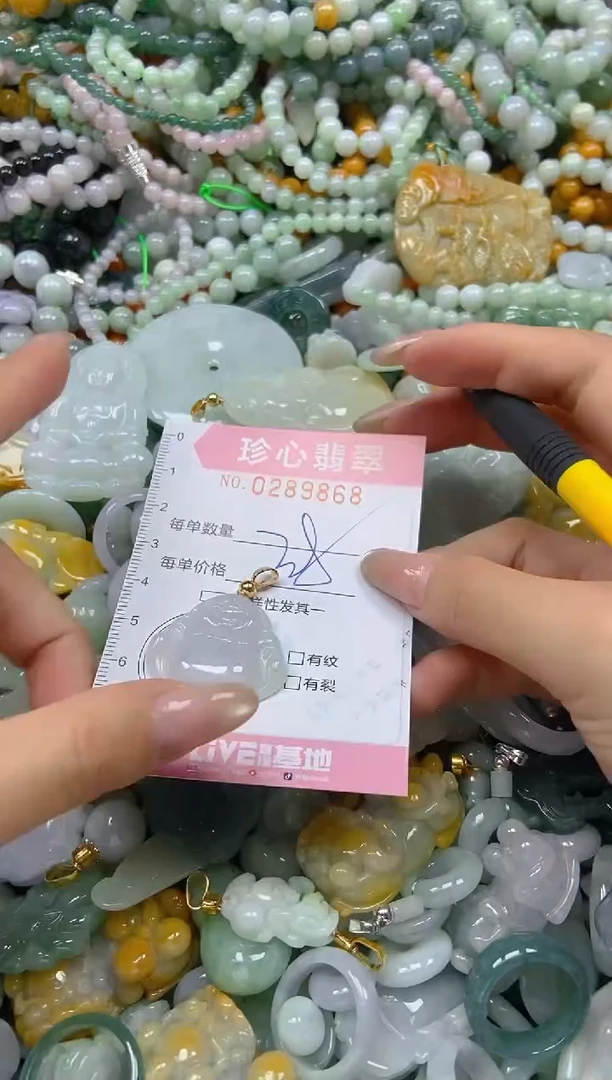 翡翠未镶嵌颈饰闪购0289868