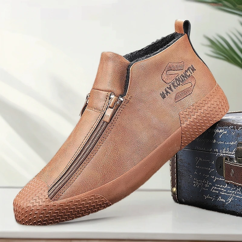 单棉可选！2025秋冬新款时尚休闲加绒保暖百搭舒适一脚蹬板鞋