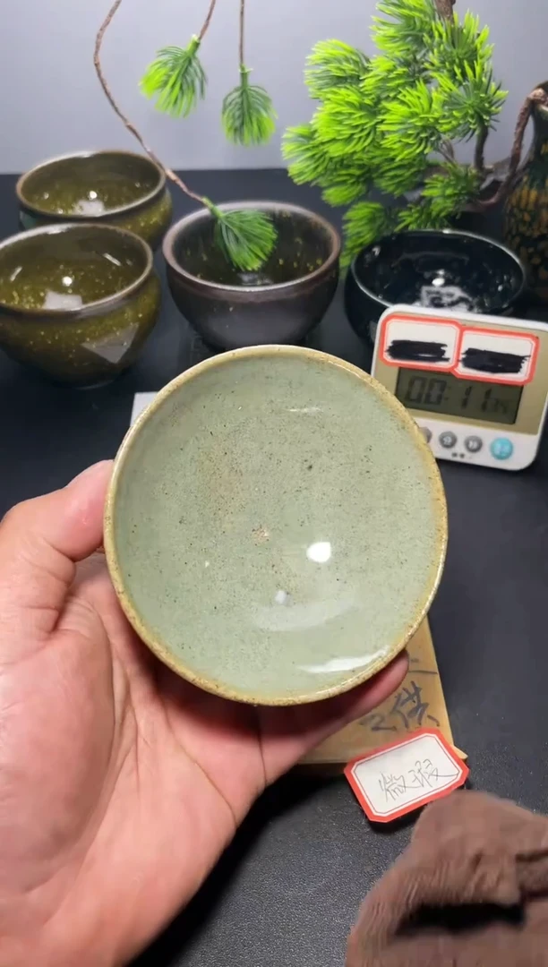 茶盏42（微瑕）叶紫建盏