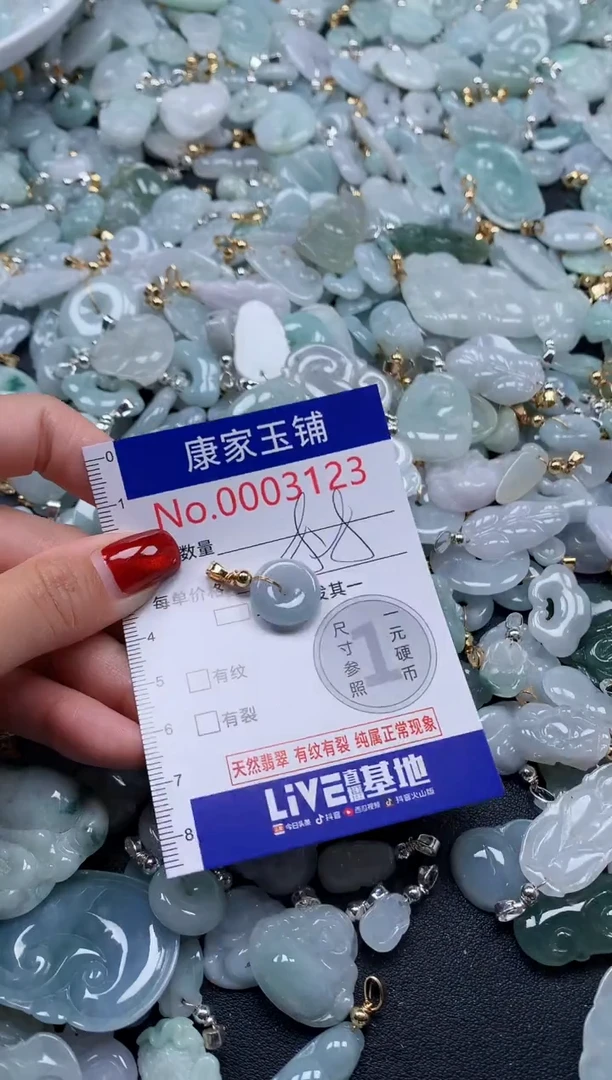 翡翠未镶嵌吊坠(不含链)3123