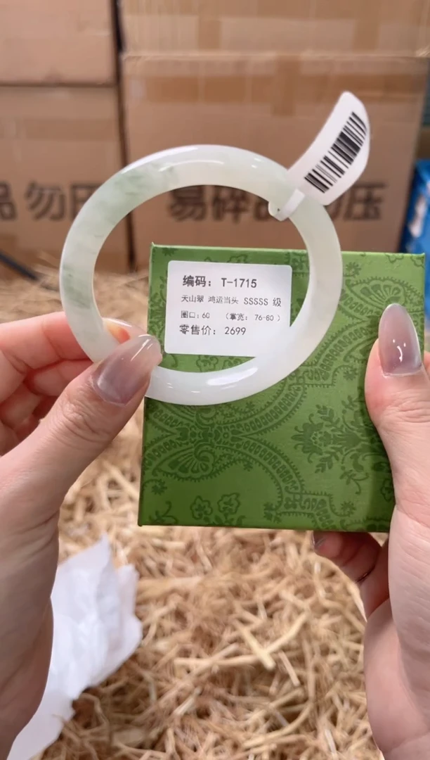 未镶嵌手镯石英质玉T-1715