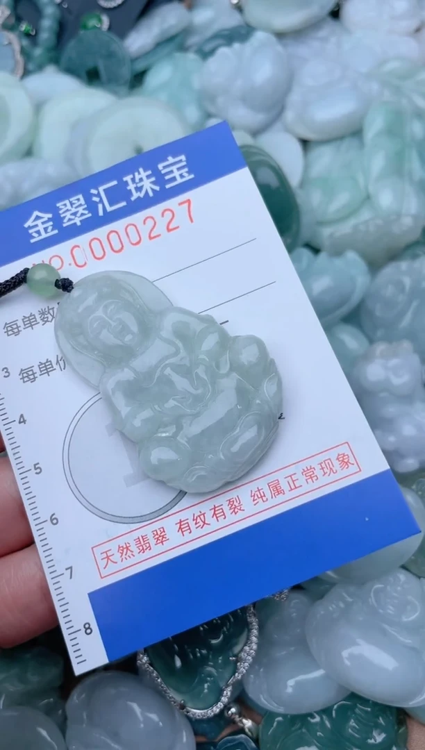 翡翠未镶嵌颈饰227