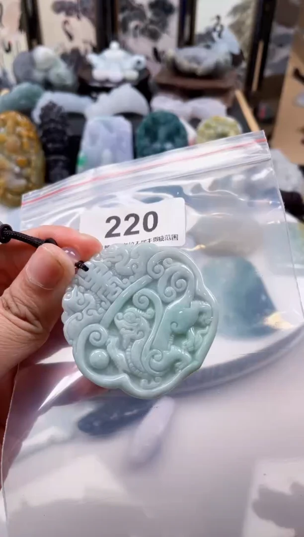 【闪购商品】翡翠颈饰未镶嵌天然缅甸A货翡翠220