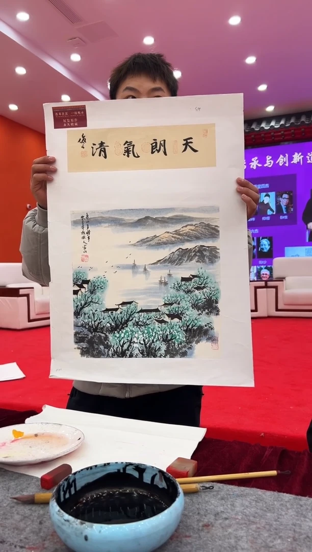 国画孙立芳展览精品