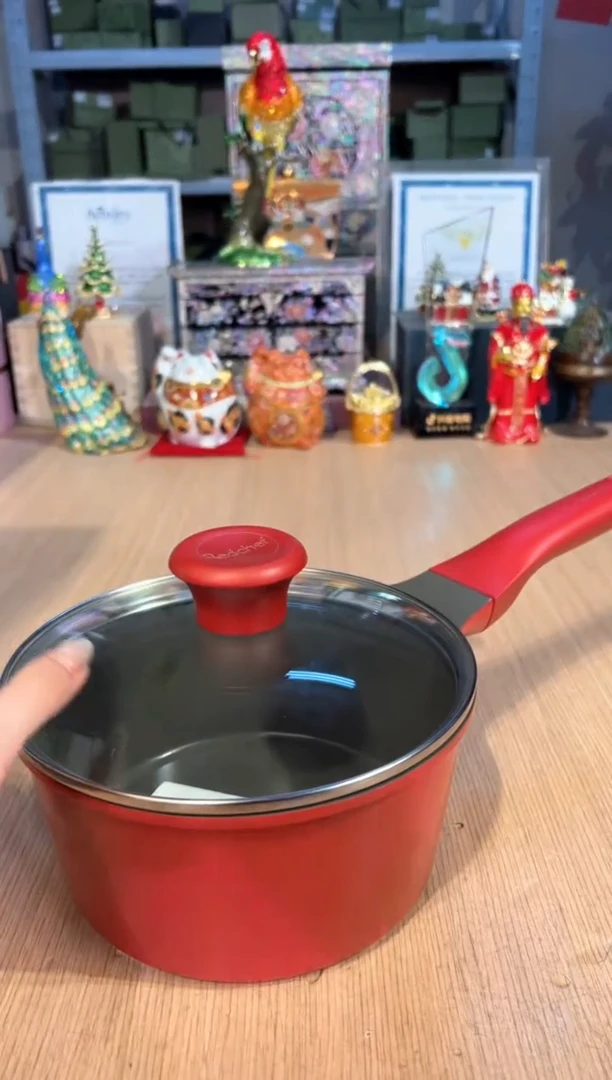 【闪购商品】杯36红厨陶瓷岩奶锅