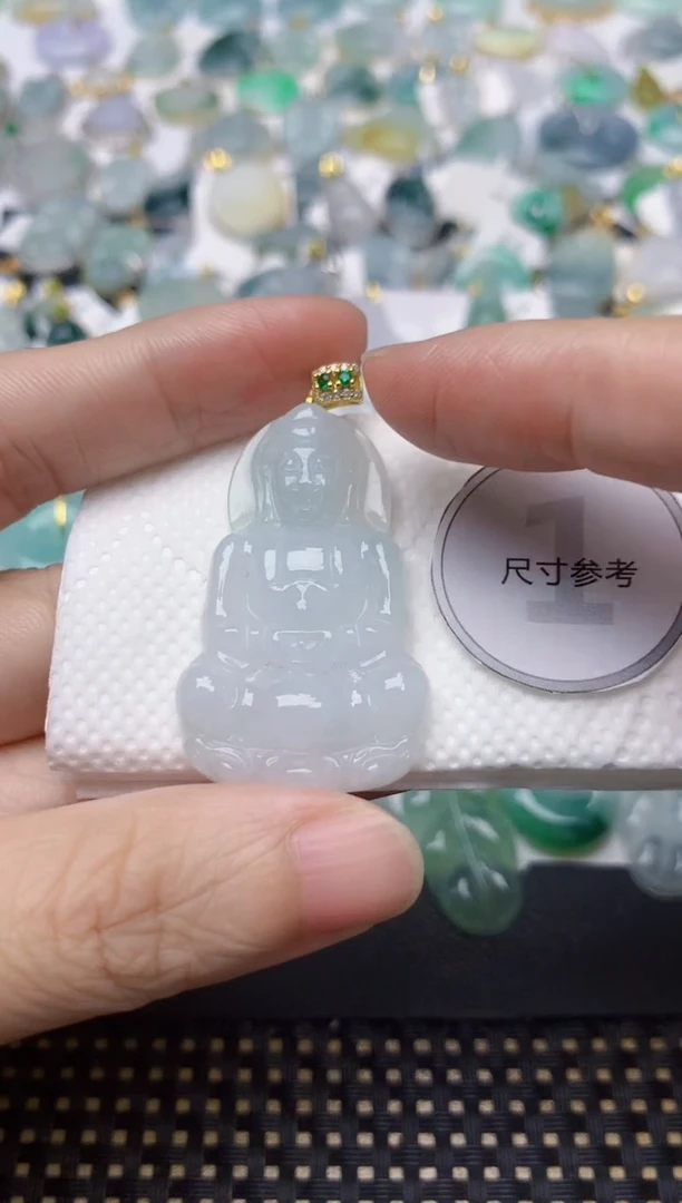 颈饰未镶嵌翡翠天然缅甸A货翡翠