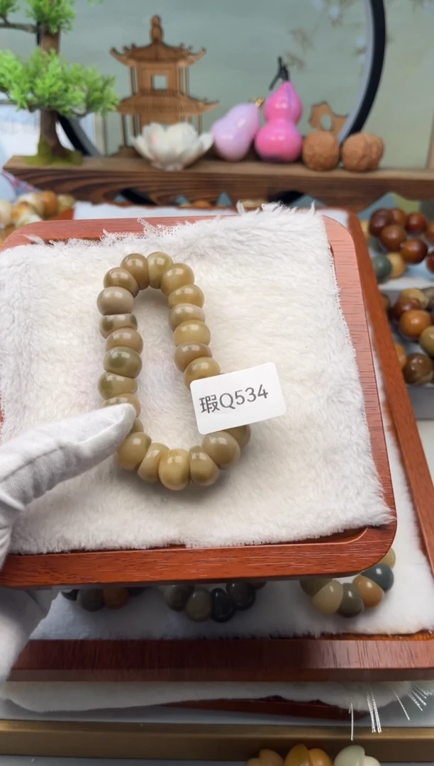 【闪购商品】菩提根/象牙果手串瑕Q53412+mm1串