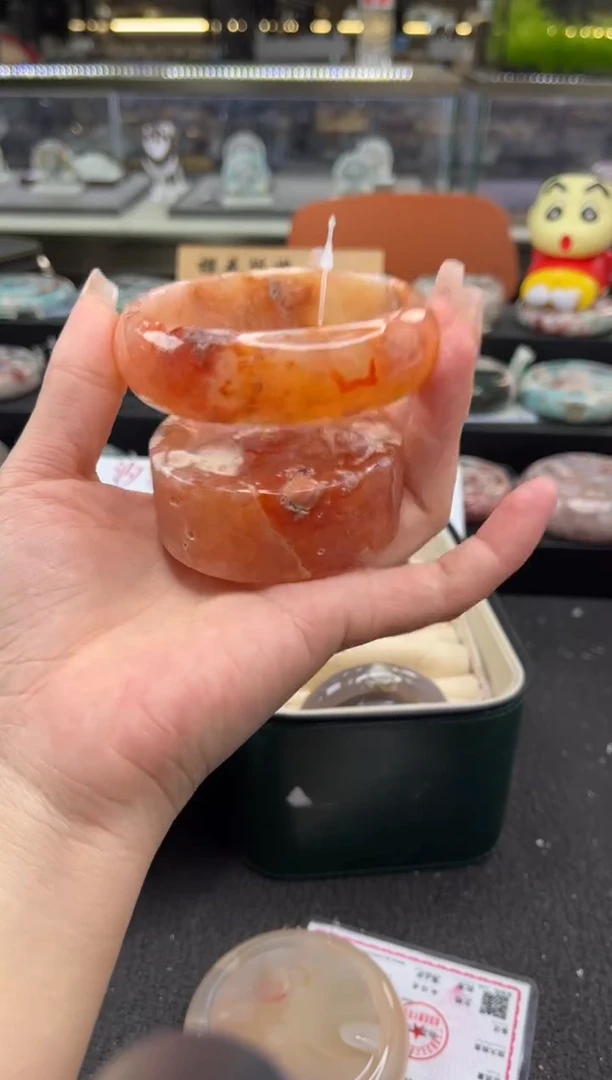 未镶嵌手镯石英质玉61圈口（赠品镯心）s9778