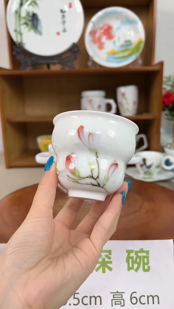 摆件景德镇手工手绘陶瓷餐具