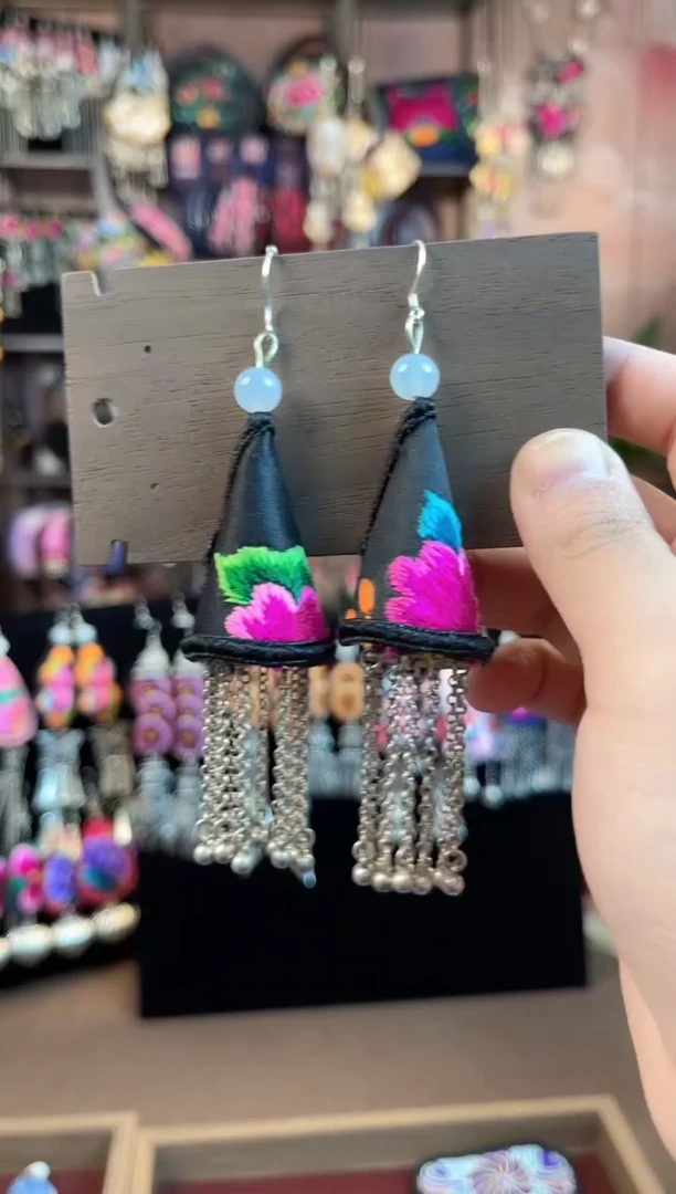 织绣 民族风手工非遗老绣饰品339