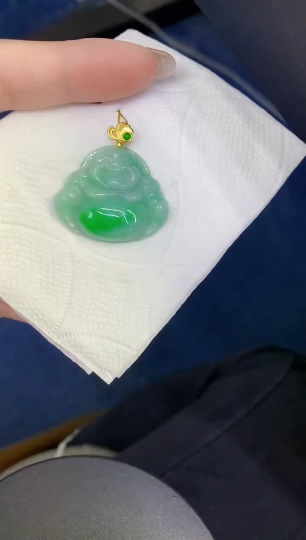 颈饰未镶嵌翡翠缅甸天然翡翠A货