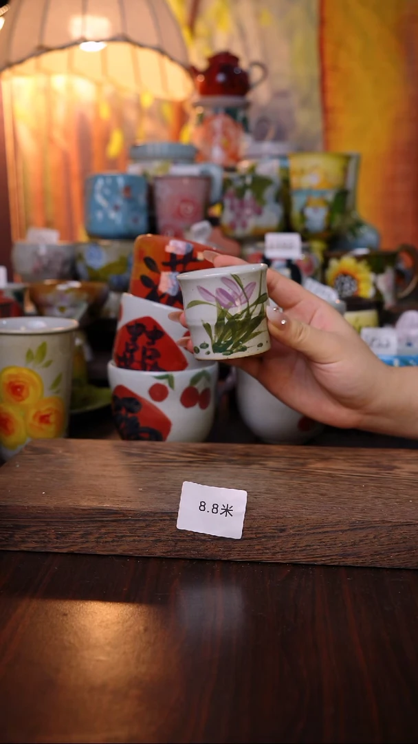摆件泥垚手作 景德镇手工手绘陶瓷器物