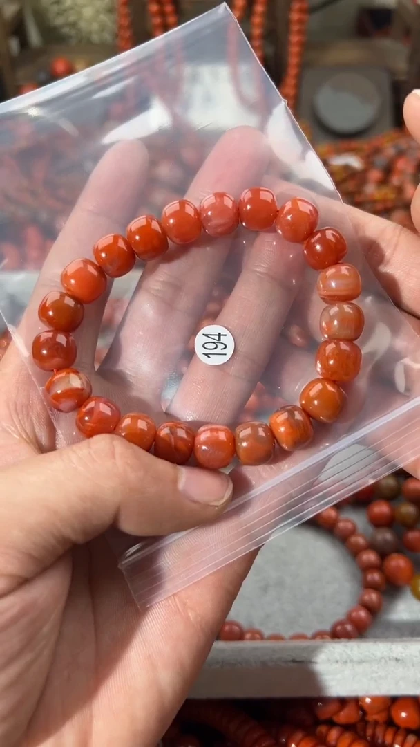 南红玛瑙未镶嵌手串10