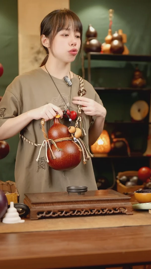 188号精品天然大漆酒葫芦一物一拍~