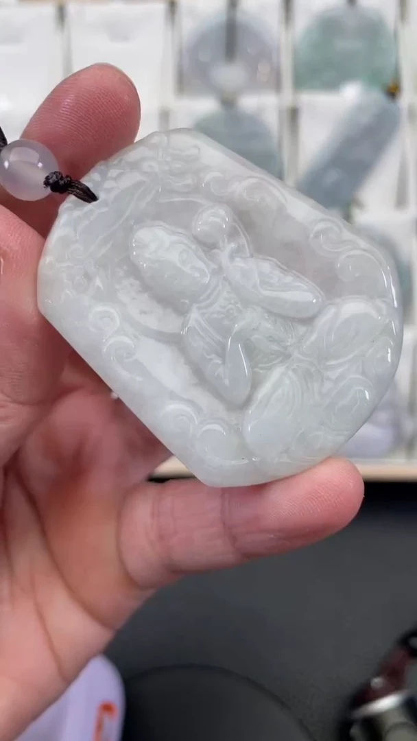 颈饰未镶嵌翡翠天然缅甸翡翠A货295