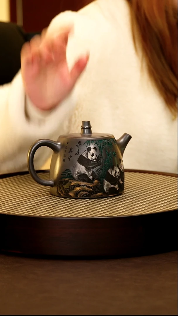 茶壶紫砂紫砂作品13梅付春288