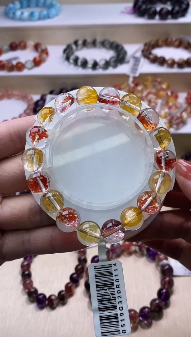 【闪购商品】水晶手链未镶嵌锦鲤胶花11m+