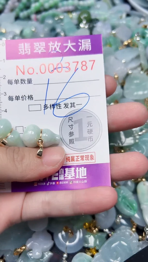 颈饰未镶嵌翡翠3787