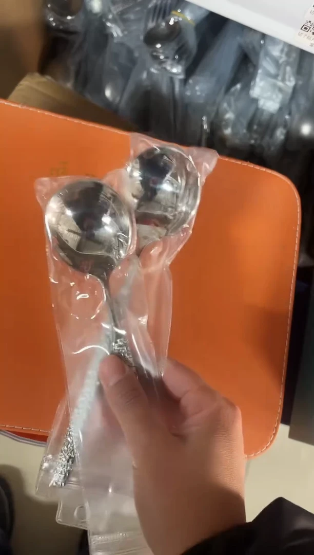 有机玻璃18-10勺子