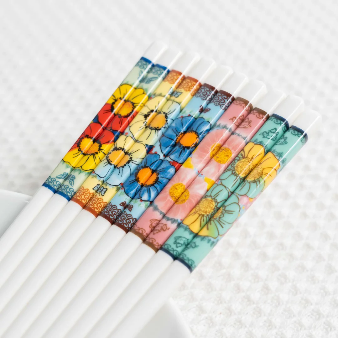 【美森专属】琉璃花彩-筷子五双礼盒装