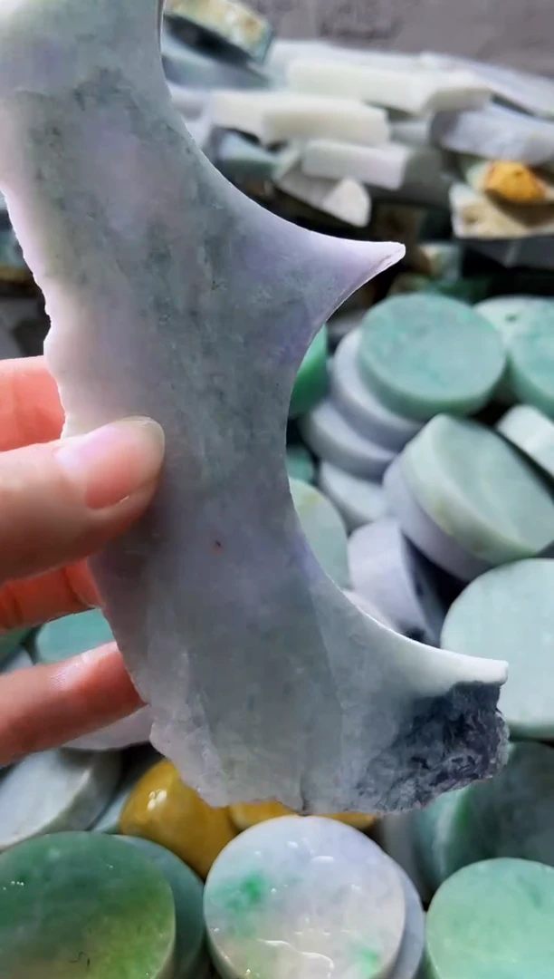 裸石翡翠天然翡翠A货古 南 735