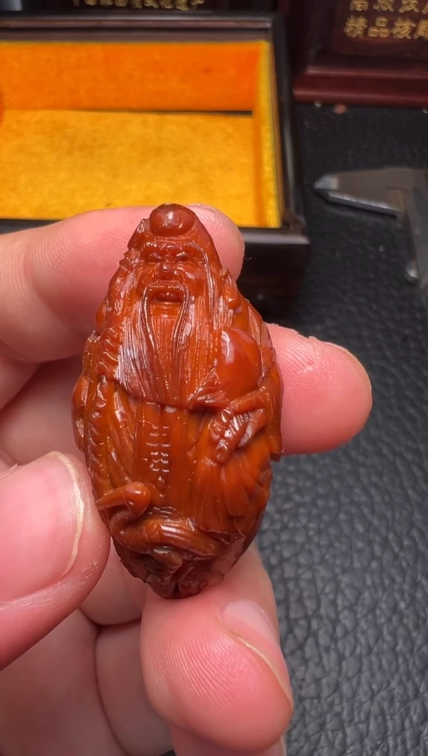 手串/手链橄榄核回血纯刀整身立雕寿星单件