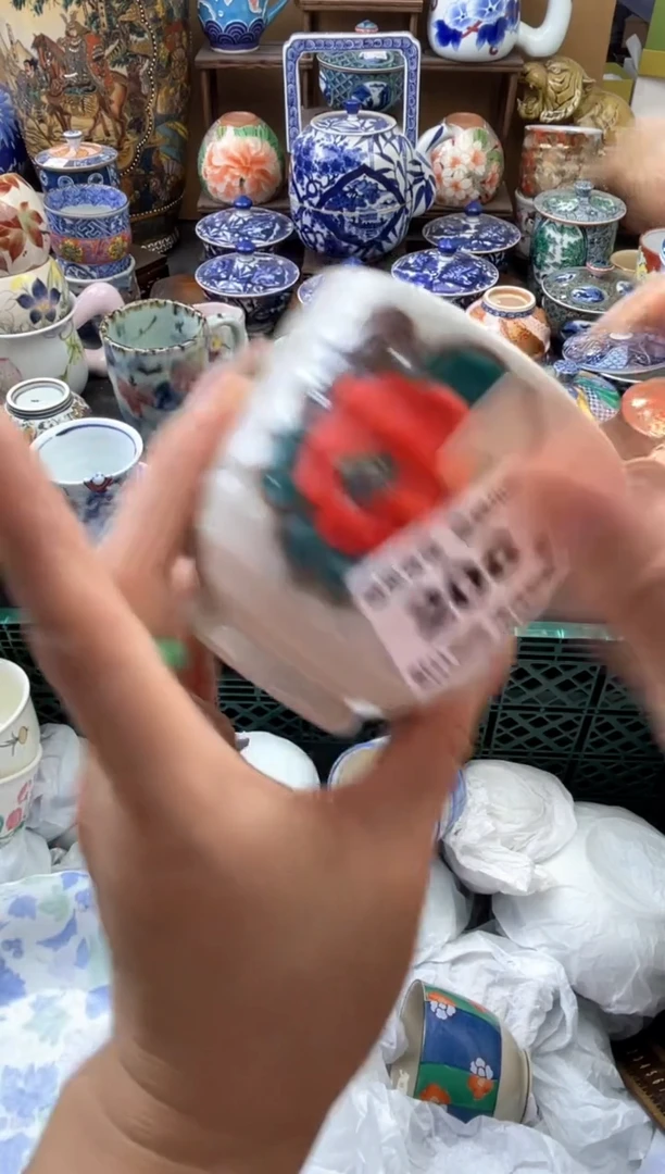 瓷片柯*206号六六工艺品瓷器