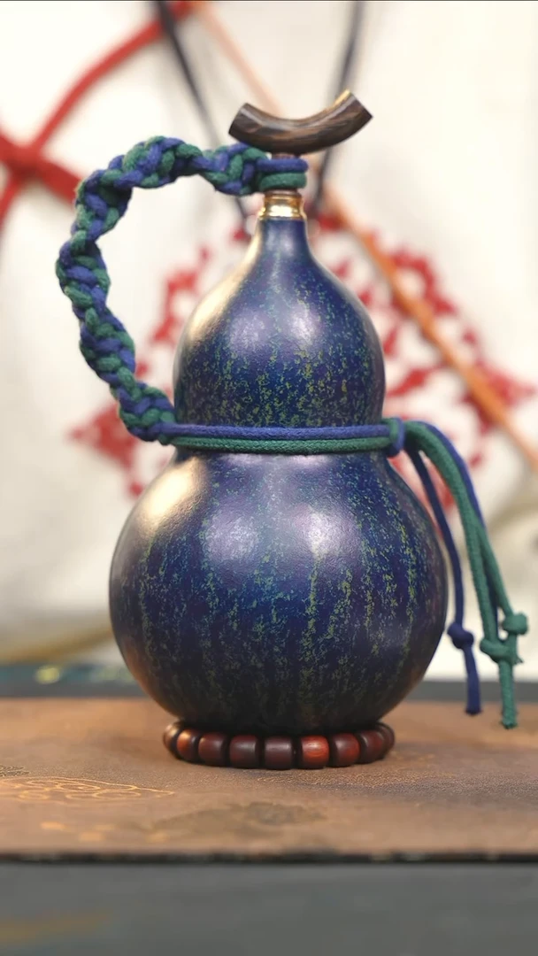 【闪购商品】WE188大漆酒葫芦不包手串及旋转底座