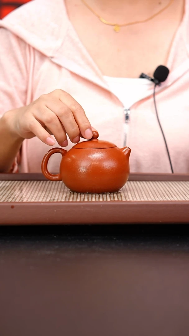 茶壶紫砂全手工黄龙山朱泥西施