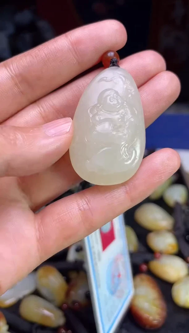 颈饰未镶嵌和田玉123