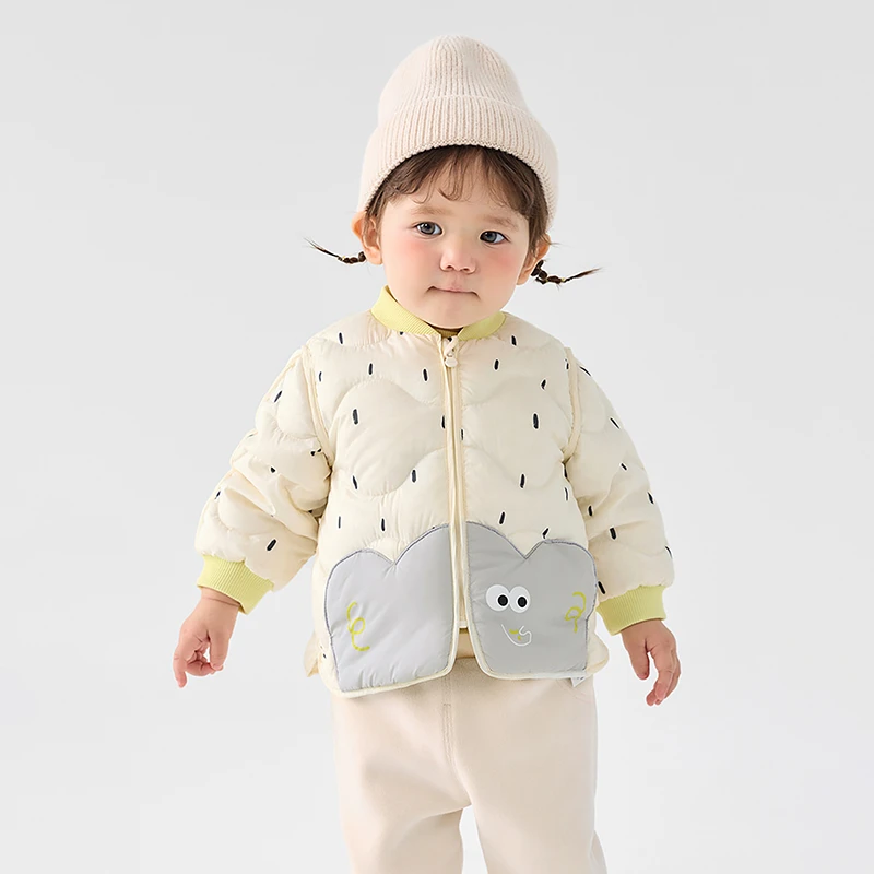 【90绒】商场宝宝羽绒服男童外套女童轻薄秋冬装新款婴儿衣服保暖