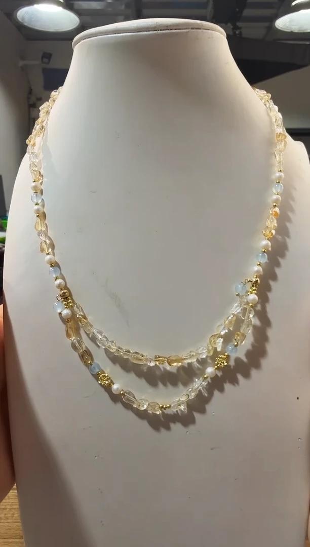 项链未镶嵌水晶优0425 约5mm