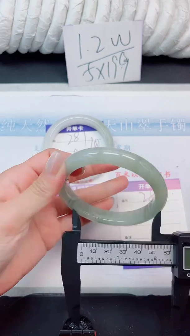 【闪购商品】石英质玉手镯未镶嵌282-64.5