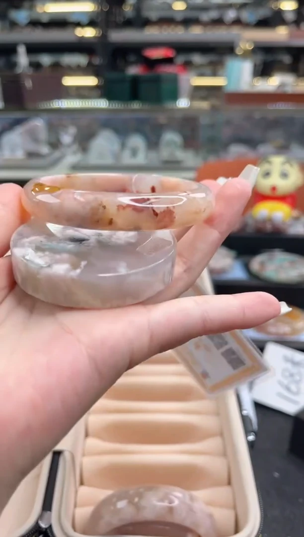 石英质玉手镯未镶嵌61圈口 （赠品镯心）3359079