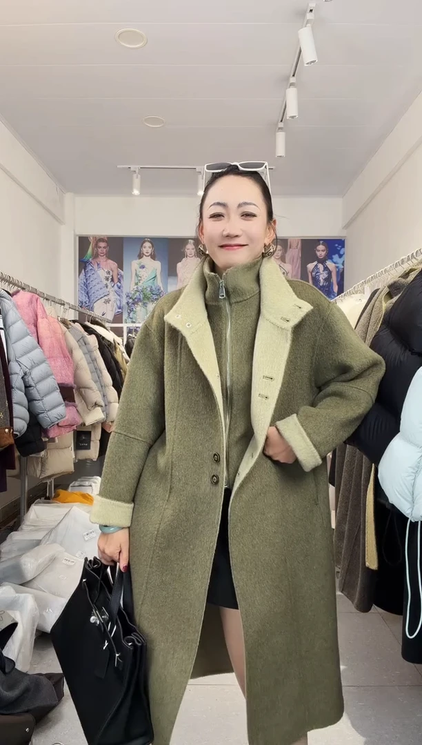 西*驼绒140斤以内驼绒大衣