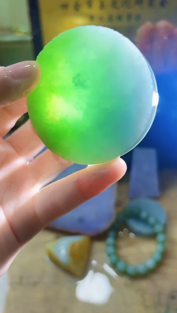 未镶嵌挂件翡翠A货小璀4299