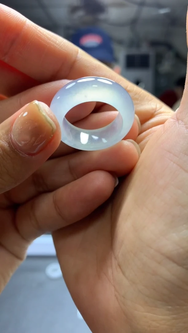 未镶嵌定制翡翠叫**总戒圈#6888元-毛货需精细抛光