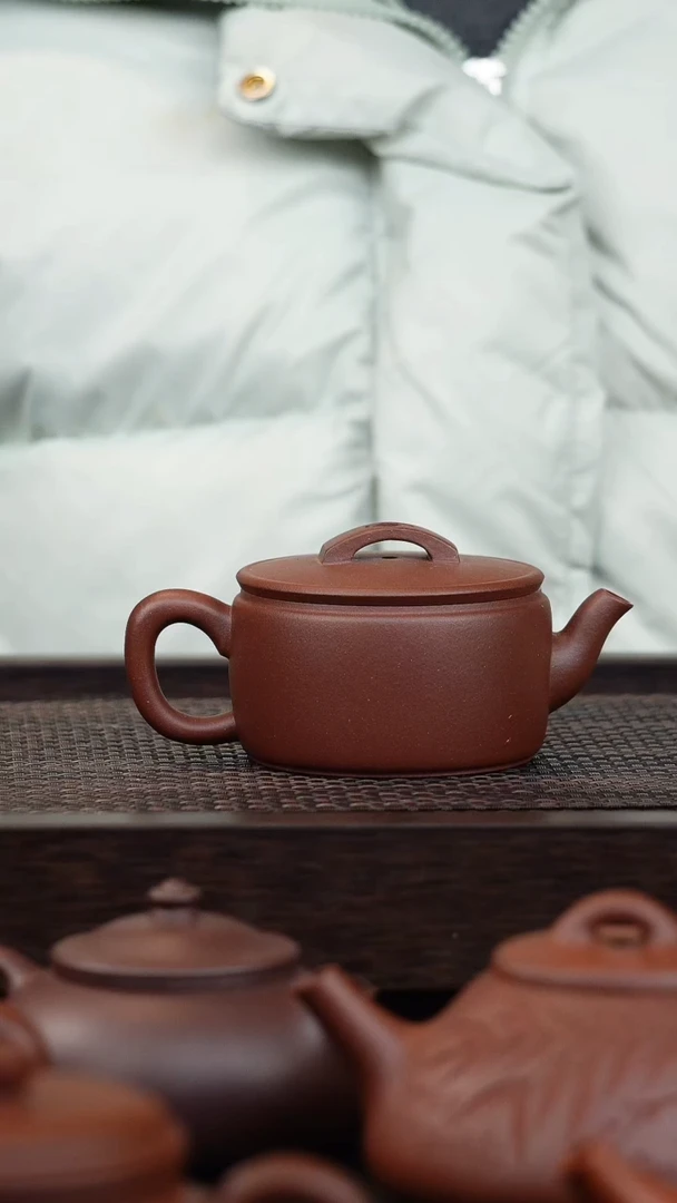 【闪购商品】紫砂茶壶原矿大木门紫泥中曹清160cc