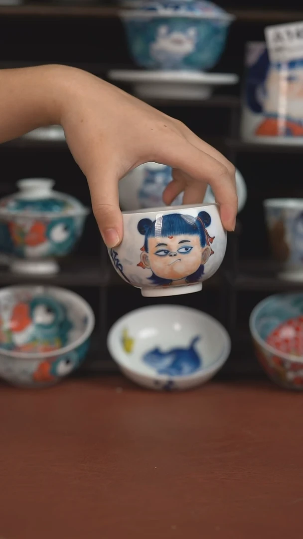 老师作品墨渊蛋杯  （微瑕福利 ）