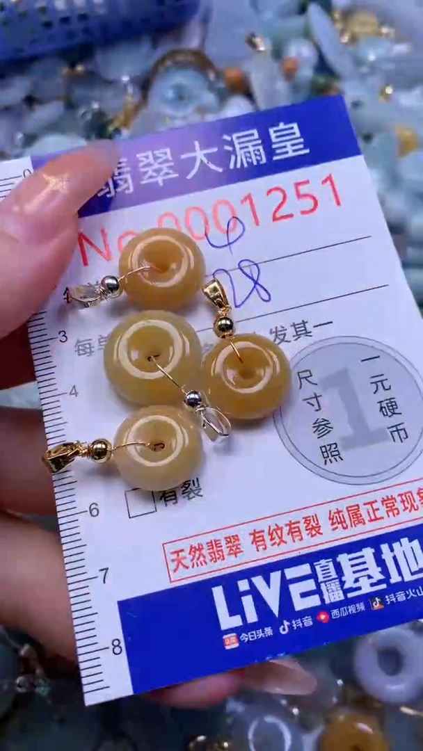 翡翠未镶嵌吊坠(不含链)1251