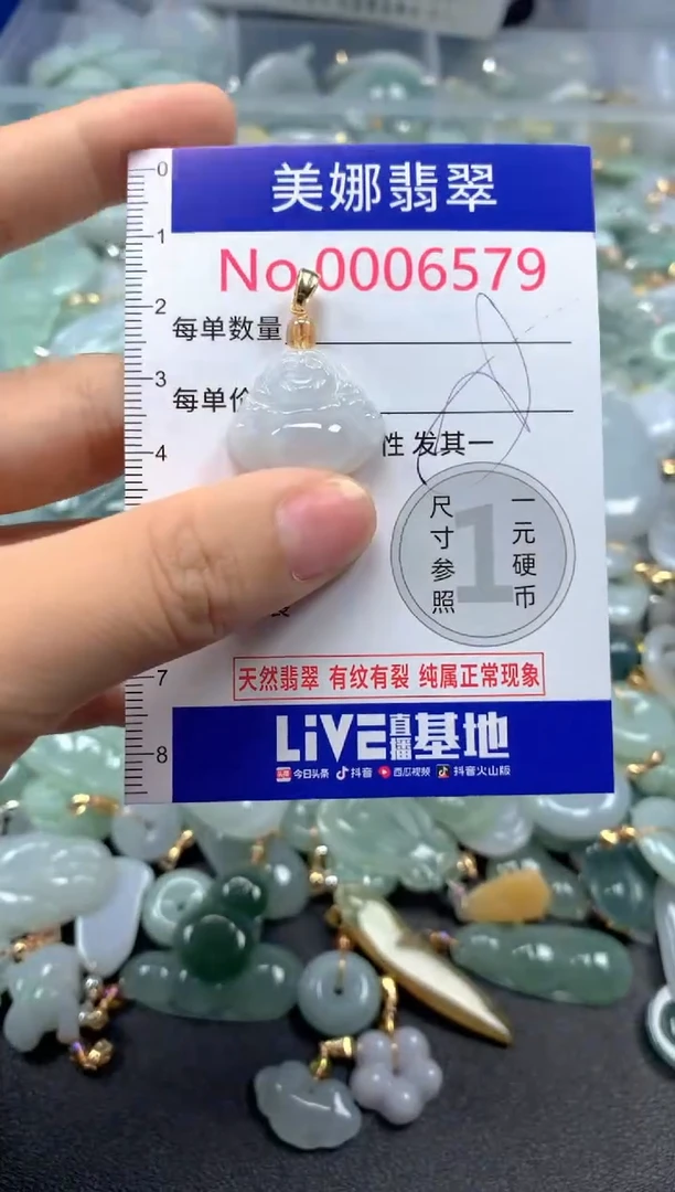 颈饰未镶嵌翡翠6579