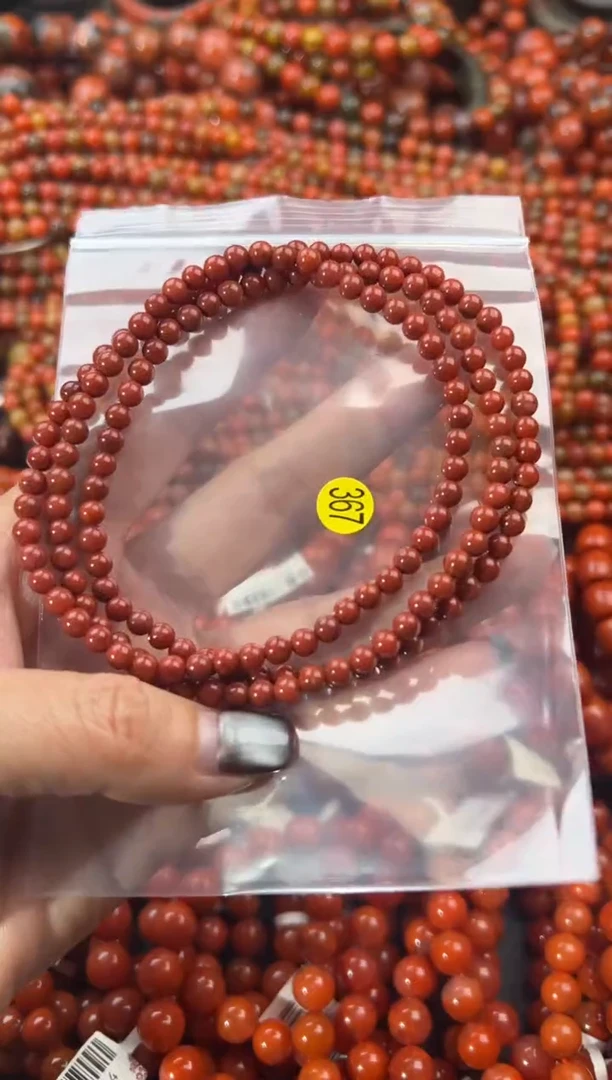 未镶嵌手串南红玛瑙4+