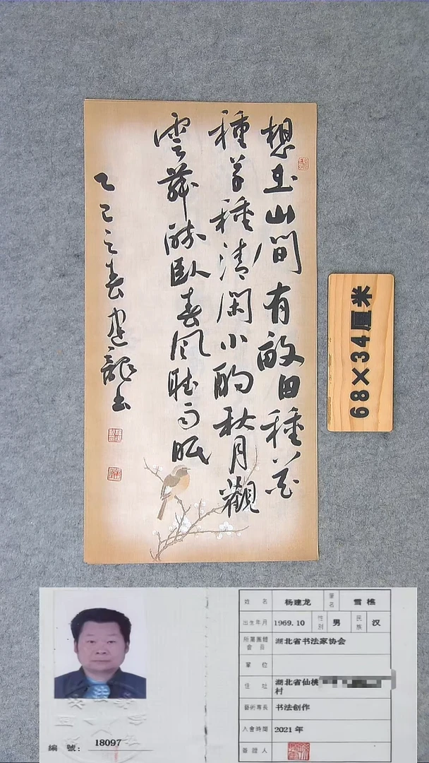 书法书法纯手写小精品68*34