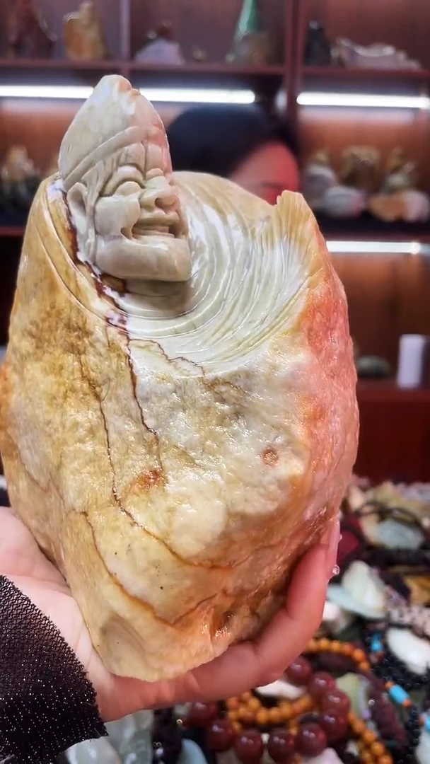 未镶嵌蛇纹石玉摆件