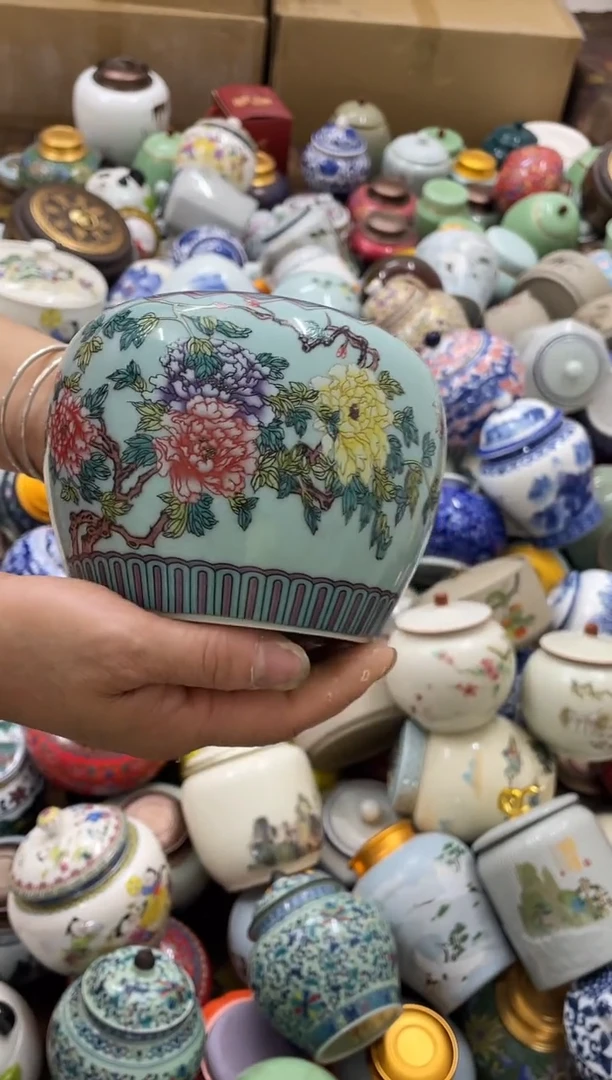 摆件孤品茶叶罐密封罐储物罐直播间临时链接浮力