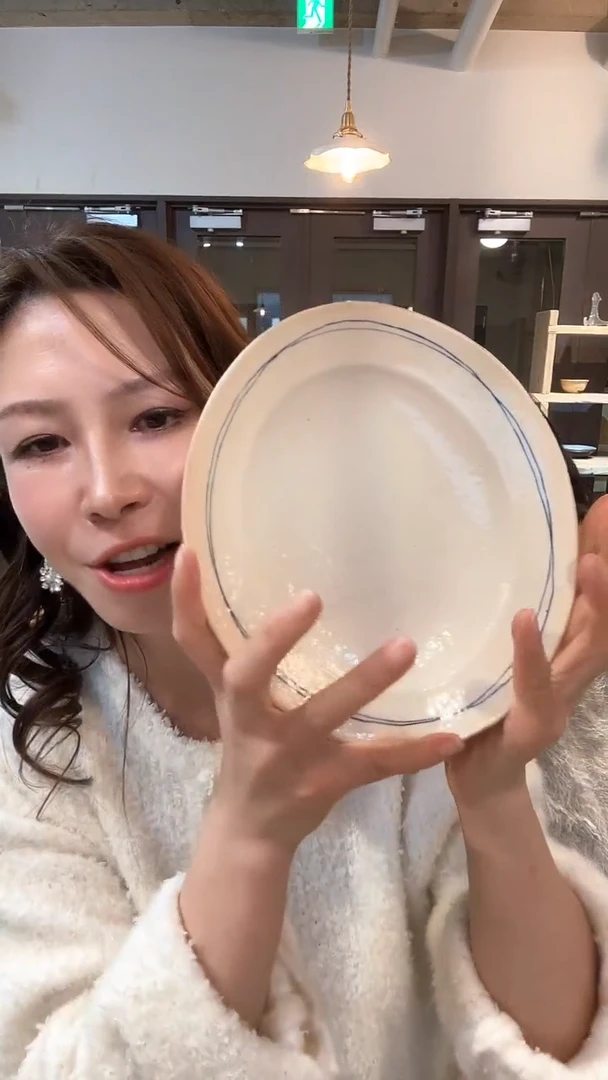 盘【预售】古谷蓝线小号椭圆盘*1(随机不挑货)