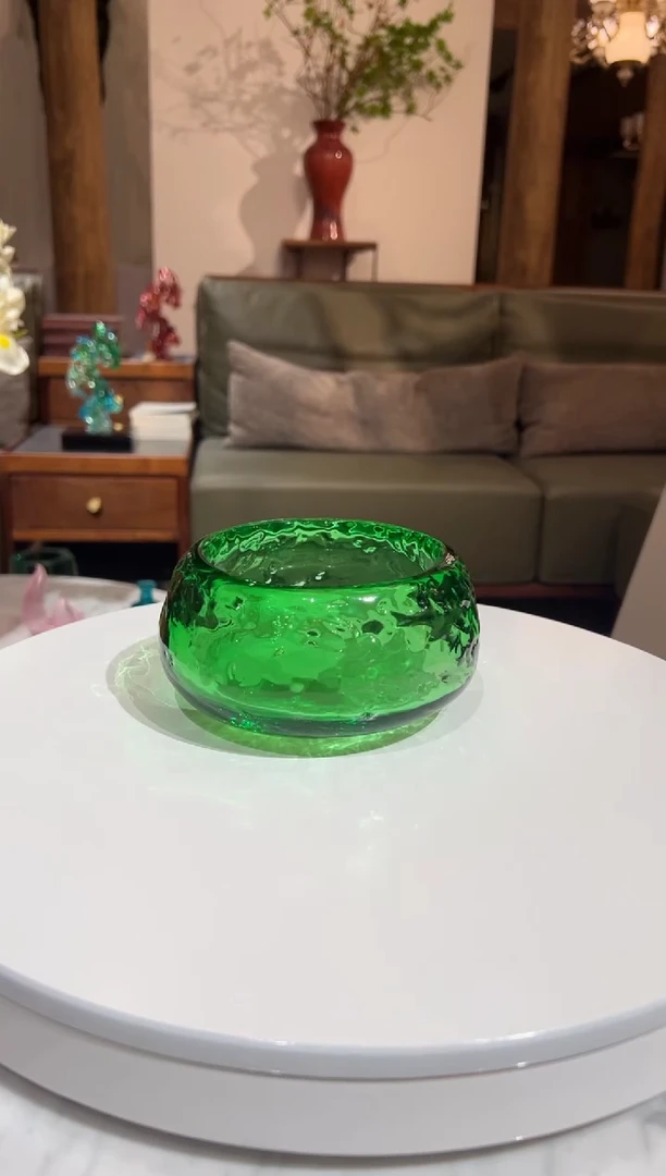 【闪购商品】摆件AJ01010绿色小收纳果碗