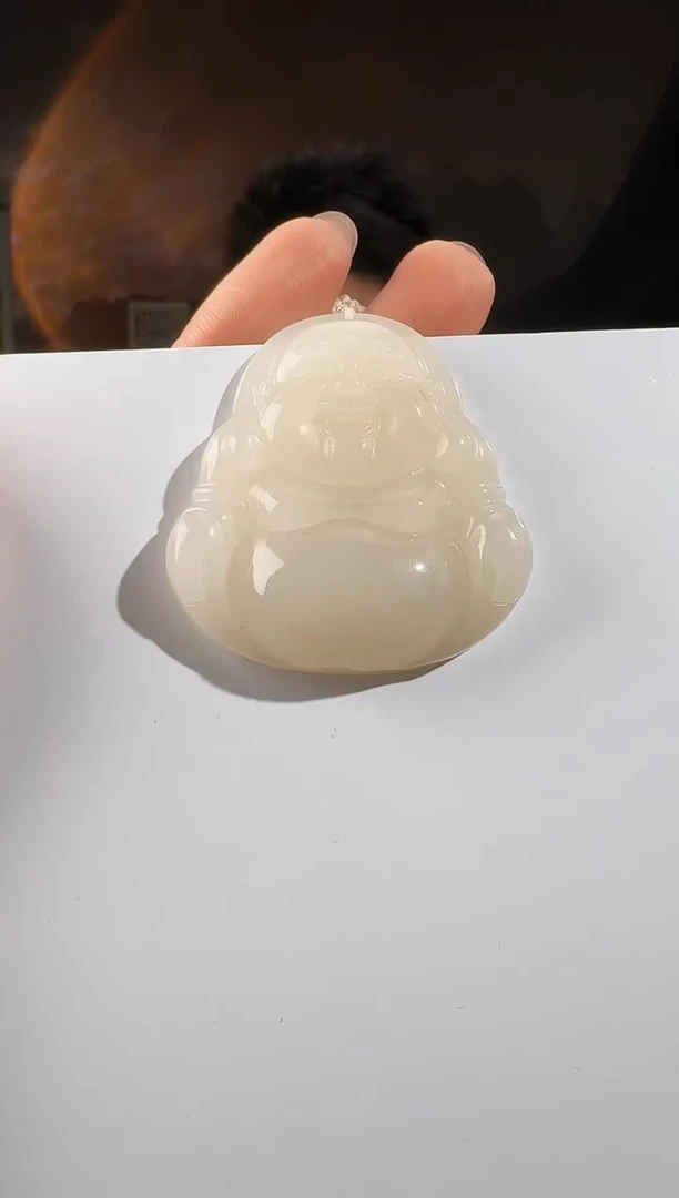 颈饰未镶嵌和田玉佛公45