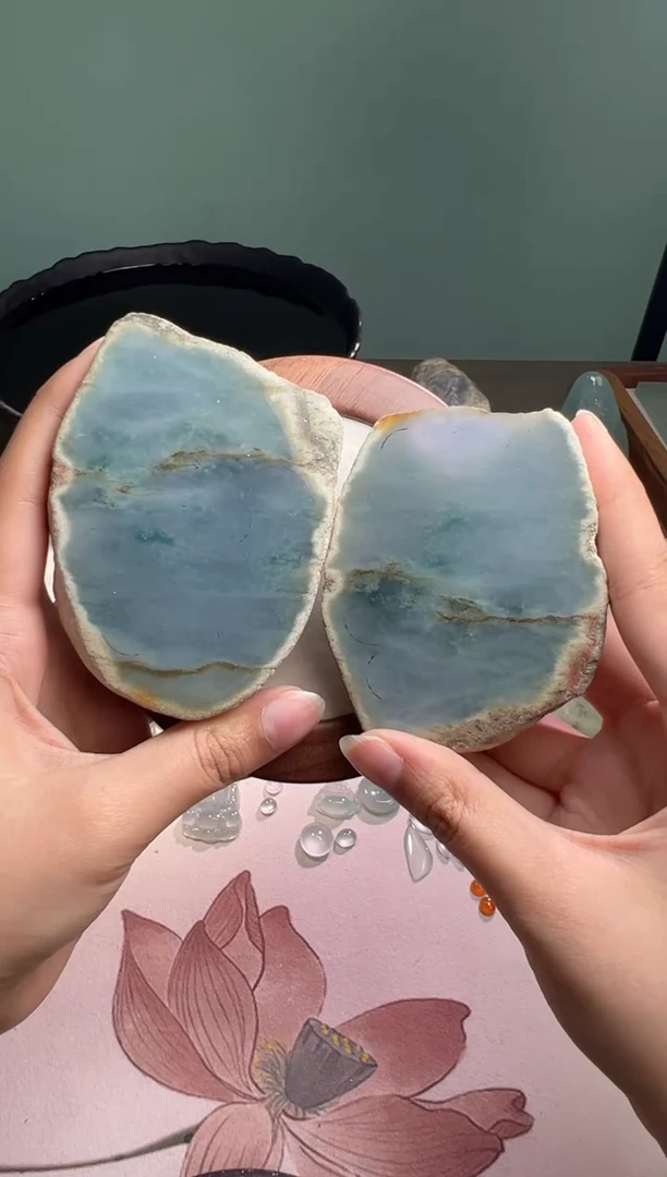 未镶嵌定制翡翠冰蓝料